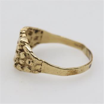 10kt Gold Nugget Ring