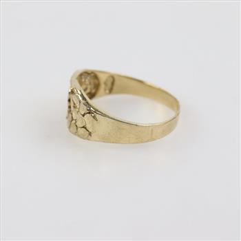 10kt Gold Nugget Ring