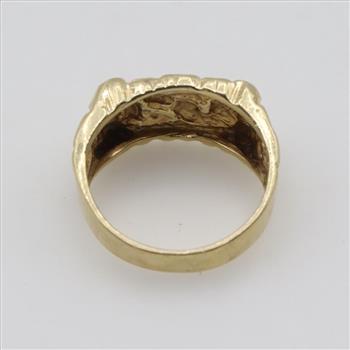 10kt Gold Nugget Ring