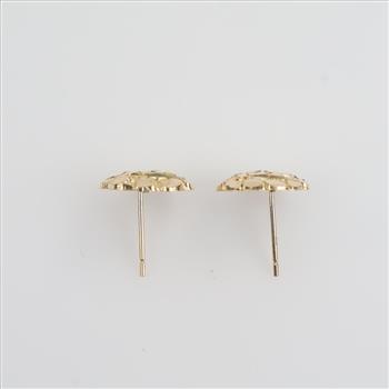 10kt Gold Nugget Stud Earrings