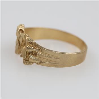 10kt Gold Nugget Style Ring