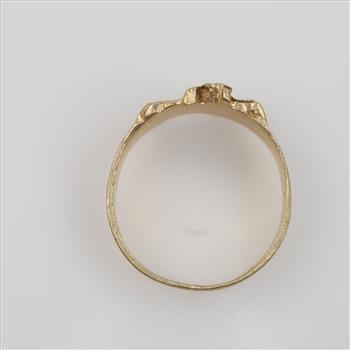 10kt Gold Nugget Style Ring