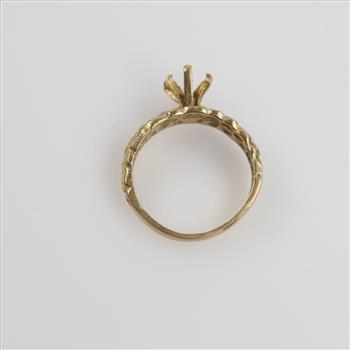 10kt Gold Nugget Style Ring