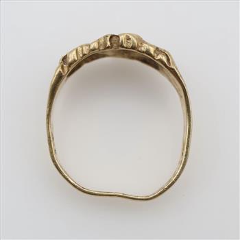 10kt Gold Nugget Style Ring