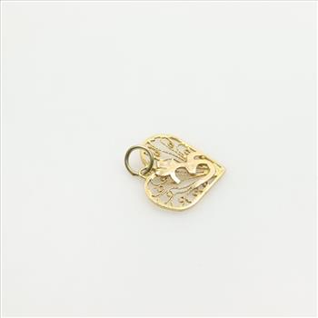 10kt Gold Om Pendant