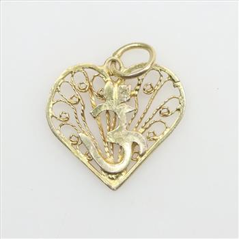 10kt Gold Om Pendant