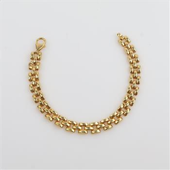 10kt Gold Panther Style Bracelet