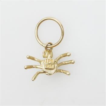 10kt Gold Pearl Bug Pendant