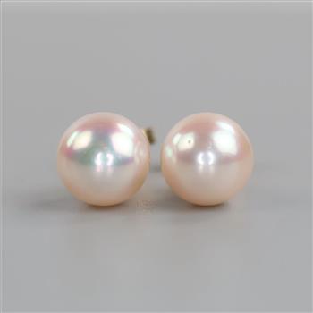 10kt Gold Pearl Earrings