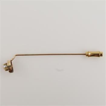 10kt Gold Pearl Hat Pin