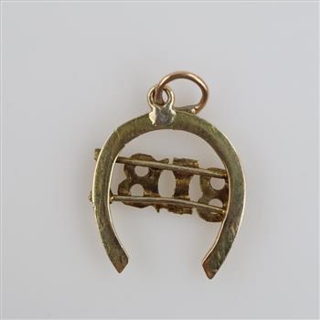 10kt Gold Pendant 10kt GP Accent