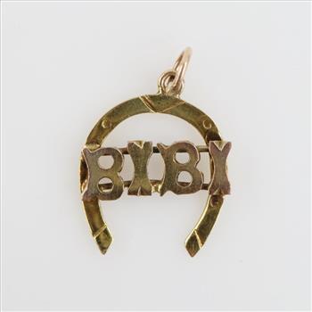 10kt Gold Pendant 10kt GP Accent