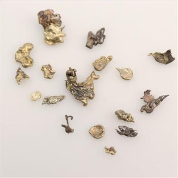 10kt Gold Pieces, 18 Pieces