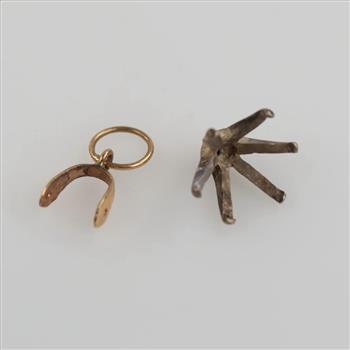 10kt Gold Pieces, 2 Pieces
