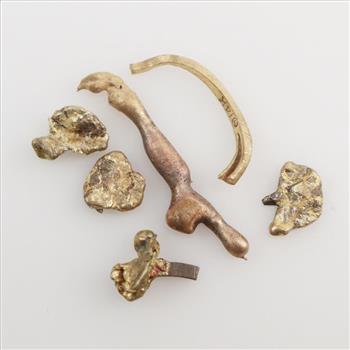 10kt Gold Pieces; 6 Pieces