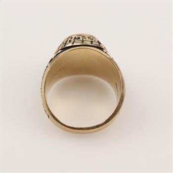 10kt Gold Purple Stone Class Ring