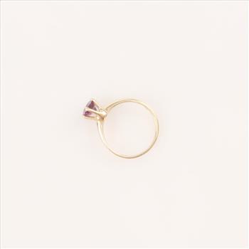 10kt Gold Purple Stone Ring