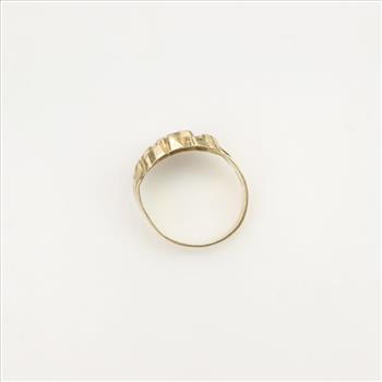 10kt Gold Raw Nugget Ring