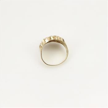 10kt Gold Raw Nugget Ring