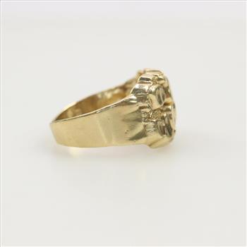 10kt Gold Raw Nugget Ring