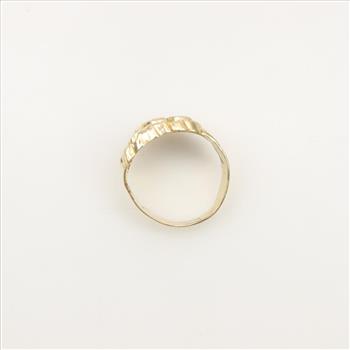 10kt Gold Raw Nugget Ring