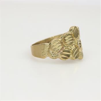 10kt Gold Raw Nugget Ring