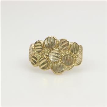 10kt Gold Raw Nugget Ring