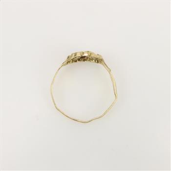 10kt Gold Raw Nugget Ring