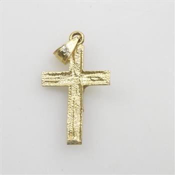10kt Gold Religious Cross Pendant