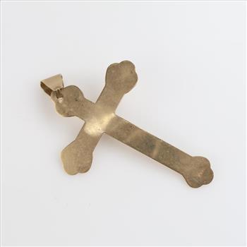 10kt Gold Religious Cross Pendant