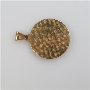 10kt Gold Religious Pendant