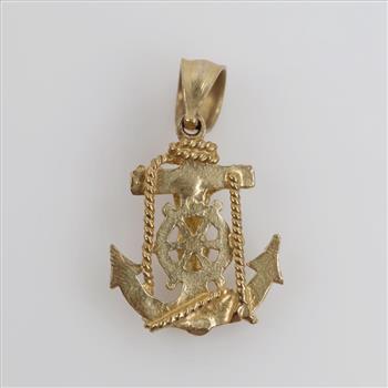 10kt Gold Religious Pendant