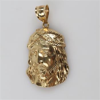 10kt Gold Religious Pendant
