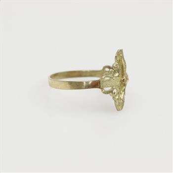 10kt Gold Religious Ring
