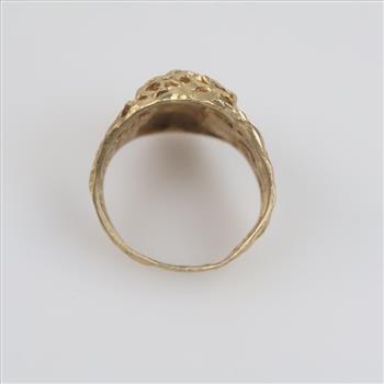 10kt Gold Religious Ring