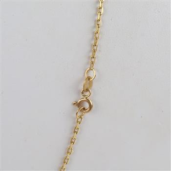 10kt Gold Rolo Chain Necklace