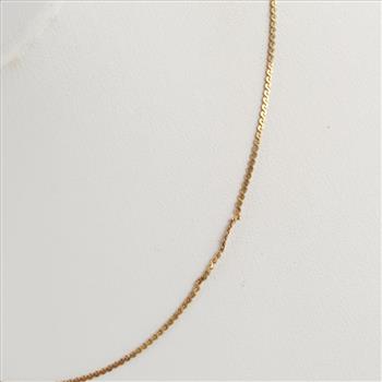 10kt Gold Serpentine Link Necklace
