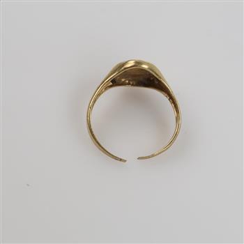 10kt Gold Signet Ring