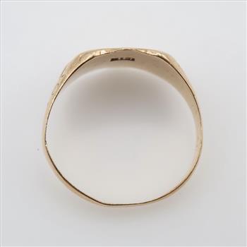 10kt Gold Signet Ring