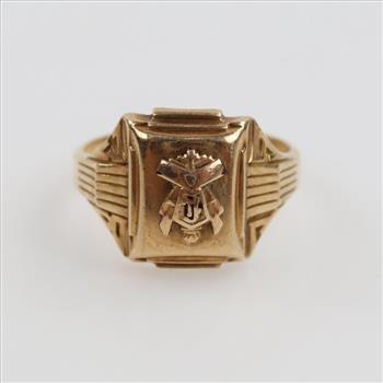 10kt Gold Signet Ring