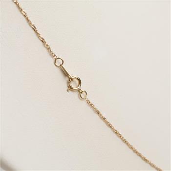 10kt Gold Singapore Chain Necklace