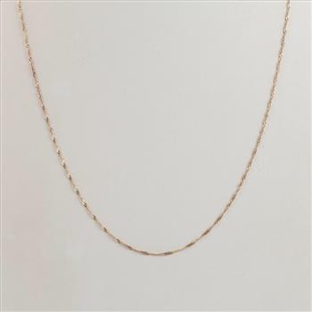 10kt Gold Singapore Chain Necklace