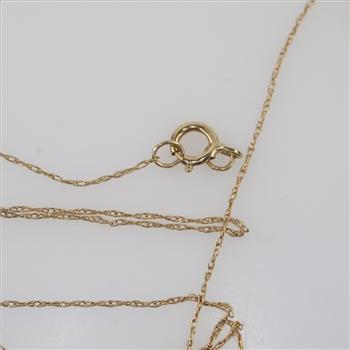 10kt Gold Singapore Chain Necklace