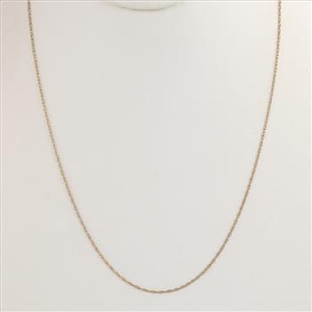10kt Gold Singapore Chain Necklace