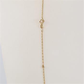 10kt Gold Singapore Chain Necklace
