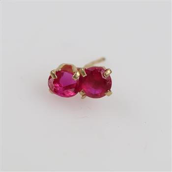 10kt Gold Single Earring