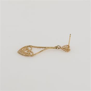 10kt Gold Single Earring