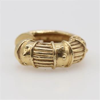 10kt Gold Single Hoop Earring