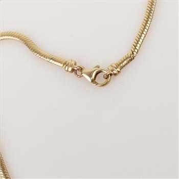 10kt Gold Snake Chain Necklace