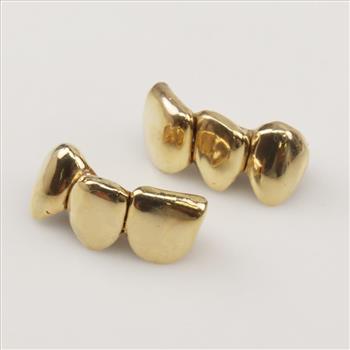 10kt Gold Teeth Caps